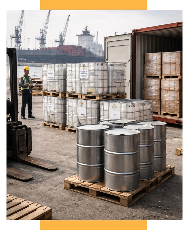 Доставка химического сырья из Индии от 253200 р. | СетСервис-Лзв