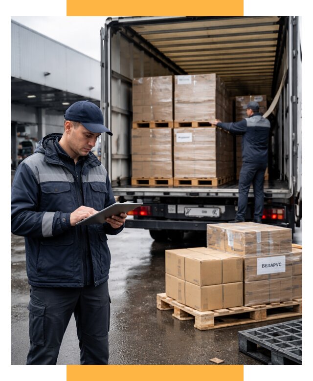 Доставка грузов из Беларуси от 15192 р. логистика СетСервис-Лзв