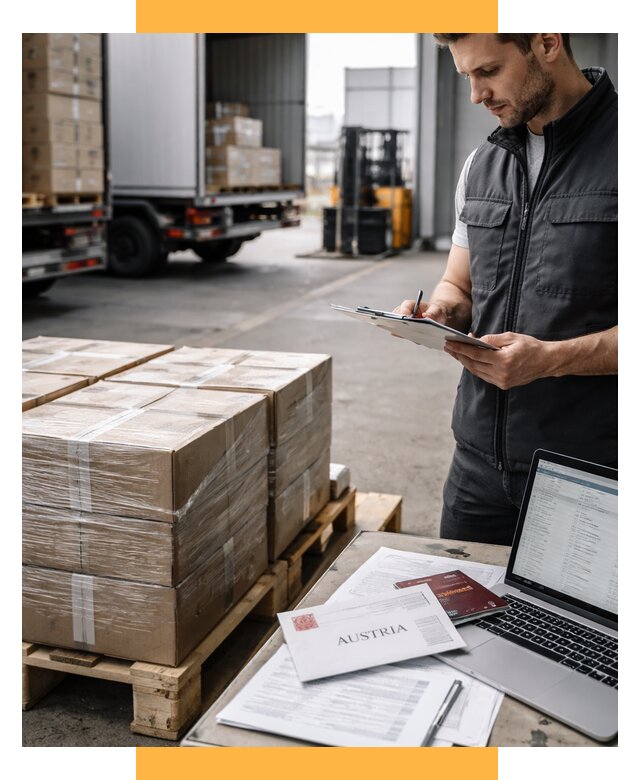 Доставка в Австрию от 65832 р. Логистика и экспорт СетСервис-Лзв