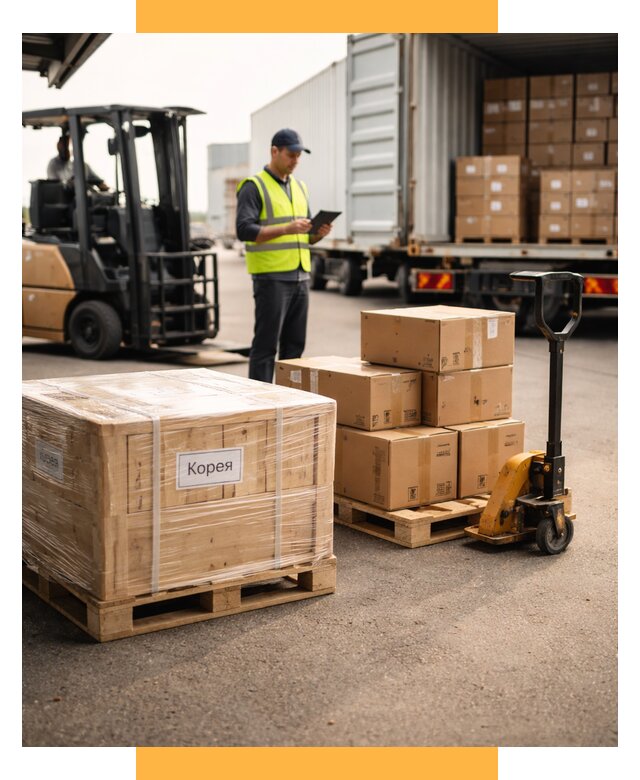 Доставка грузов в Корею из России от 35448 р. | СетСервис-Лзв