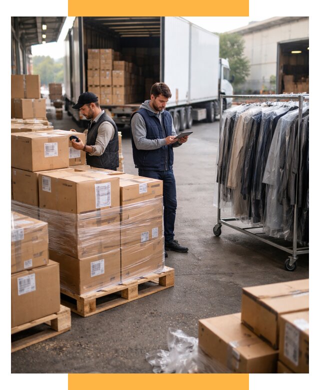 Перевозка и доставка одежды из Китая от 7596 р., СетСервис-Лзв