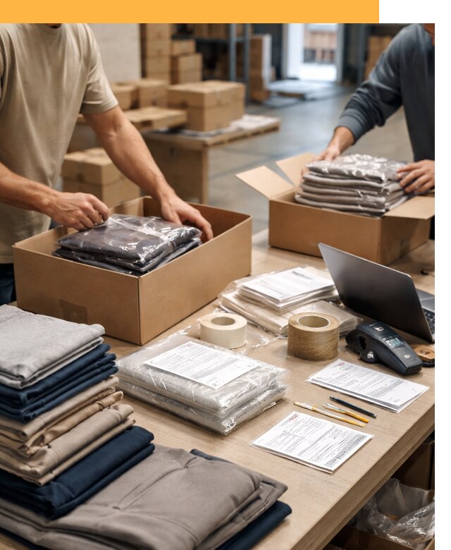 Перевозка одежды по миру от 7596 руб. с таможенным оформлением