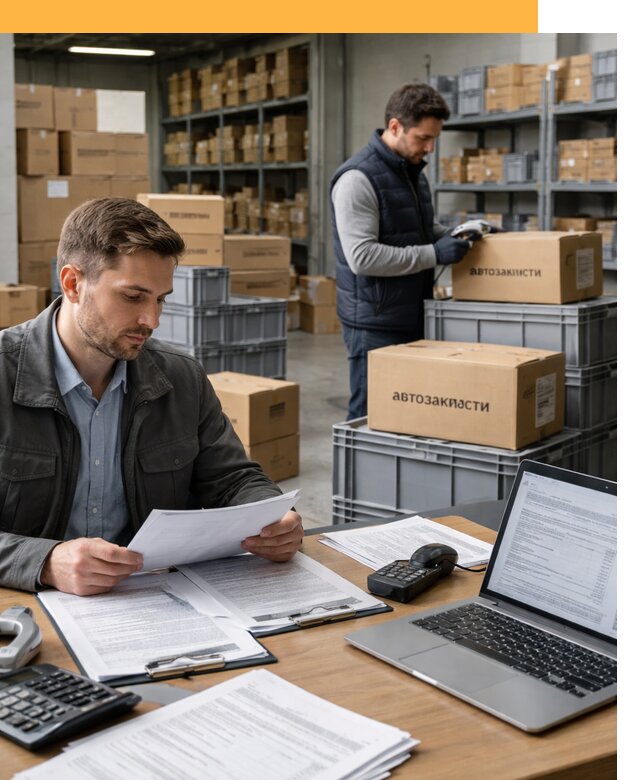 Таможенное оформление автозапчастей по выгодным тарифам от 8609