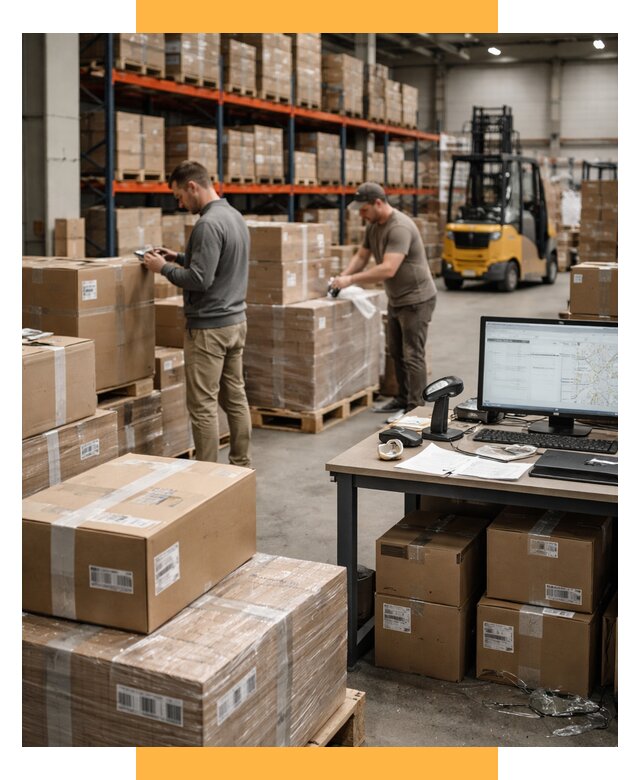 Склад консолидации в Европе от 6583 р., услуги СетСервис-Лзв